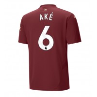 Manchester City Nathan Ake #6 Tretí futbalový dres 2024-25 Krátky Rukáv